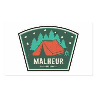Malheur National Forest Camping Rectangular Sticker