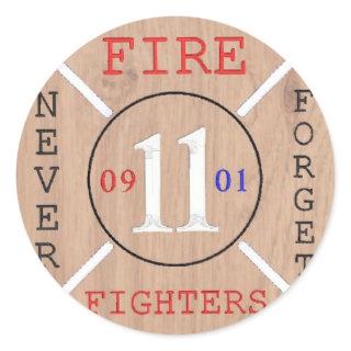 Maltese Cross - Never Forget Classic Round Sticker