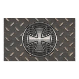 Maltese Gridiron Rectangular Sticker