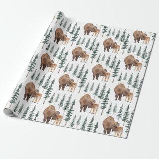Mama Baby Bison