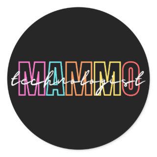 Mammo Classic Round Sticker