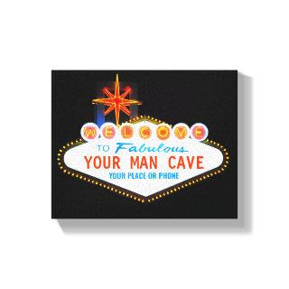 Man Cave Your Garage Famous Sign  Custom Name