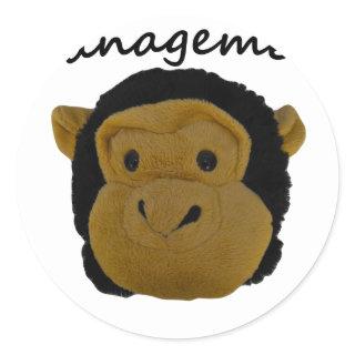 Management Classic Round Sticker