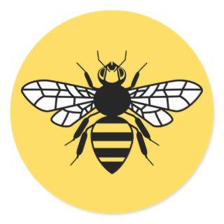 Manchester Bee Classic Round Sticker