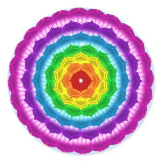 Mandala Chakra Classic Round Sticker