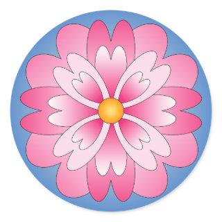 Mandala Classic Round Sticker