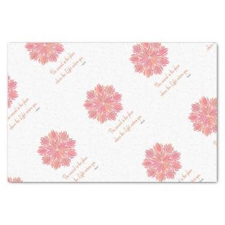 Mandala Rumi Wound quote Tissue Paper