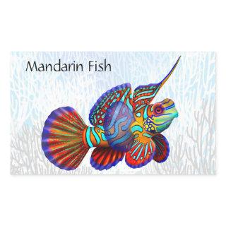 Mandarin Dragonet Goby Fish Customizable Sticker