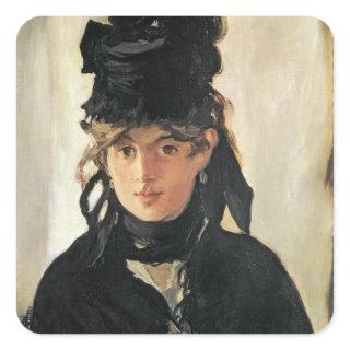 Manet | Berthe Morisot with a Bouquet of Violets Square Sticker