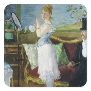 Manet | Nana, 1877 Square Sticker
