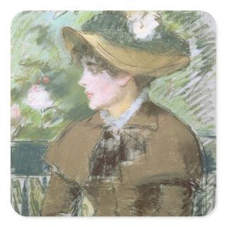 Manet | On the Bench, 1879 Square Sticker