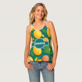 Mango Rainbow Colorful Personalized Pattern Tank Top