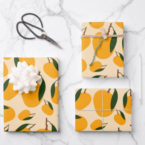 Mango Summer Fruit Pattern  Sheets