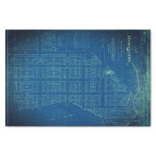Manhattan Blueprint 18lb Decoupage Sheet