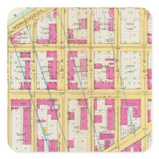 Manhatten, New York 11 Square Sticker