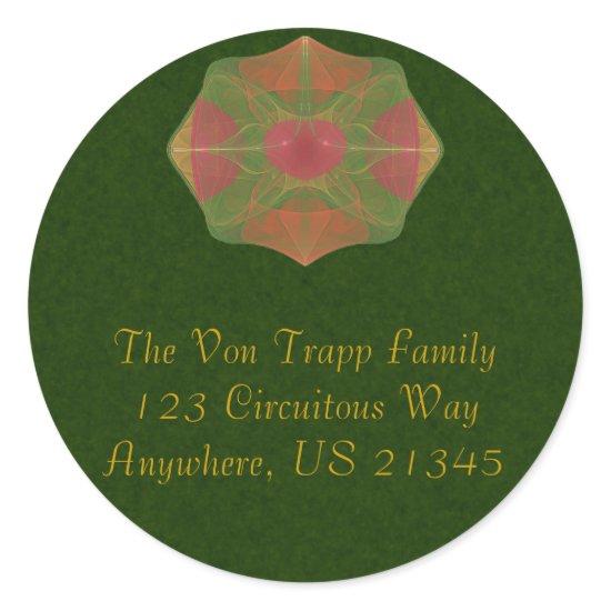 Manly Matrimony Classic Round Sticker