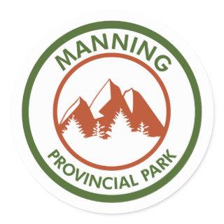 Manning Provincial Park Classic Round Sticker