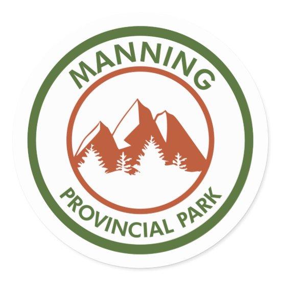 Manning Provincial Park Classic Round Sticker