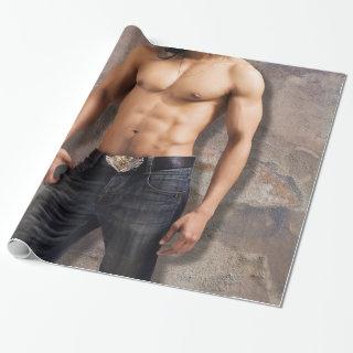 Man's Bare Chest Photograph Sheets
