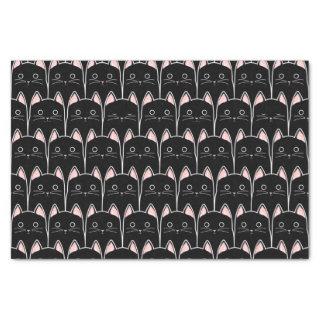 Many Black Cats Pattern Tissue Paper