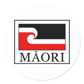 Maori Classic Round Sticker