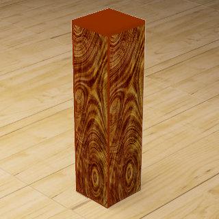 Maple Burlwood Nature Tree Wood Effect Wine Box