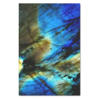marble stone teal turquoise indigo blue agate tissue paper