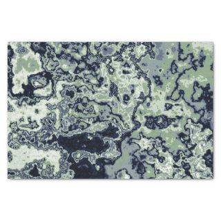 Marbled Green Tissue Paper