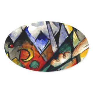 Marc - Sonatine for Violin and Piano Oval Sticker