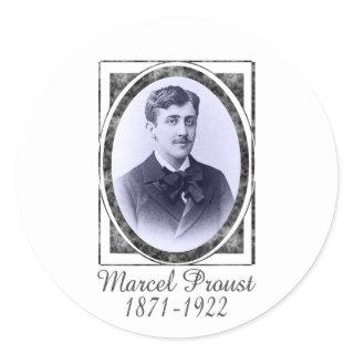 Marcel Proust Classic Round Sticker