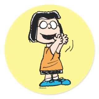 Marcie Clapping Classic Round Sticker