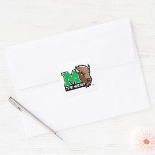 Marco The Bison | The Herd Square Sticker