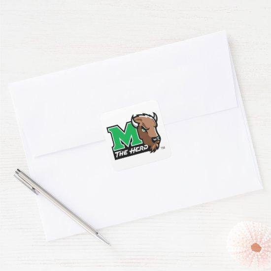 Marco The Bison | The Herd Square Sticker