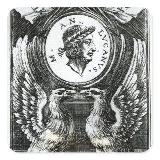 Marcus Annaeus Lucanus Square Sticker