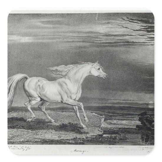 Marengo, engraved by the artist square sticker