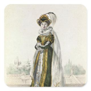 Marie Dorval  in 'Marion Delorme' by Victor Square Sticker