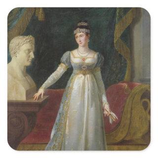 Marie Pauline Bonaparte  Princess Borghese, 1808 Square Sticker
