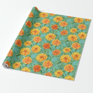 Marigold Flower Pattern