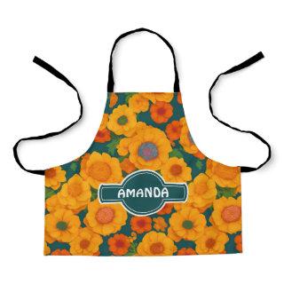 Marigold Rainbow Colorful Personalized Pattern Apron