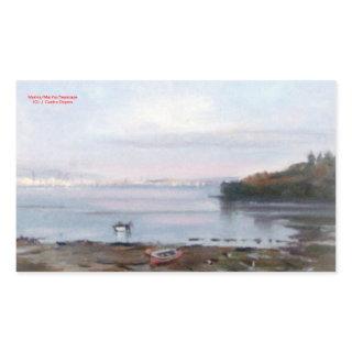 Marina/Mariña/Seascape Rectangular Sticker