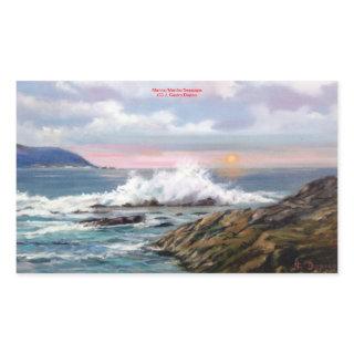 Marina/Mariña/Seascape Rectangular Sticker