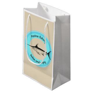 Marine fishing Relax and enjoy Small Gift Bag