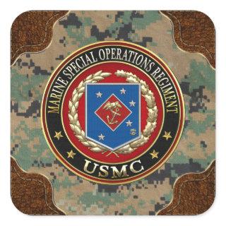 Marine Special Operations Regiment (MSOR) [3D] Square Sticker