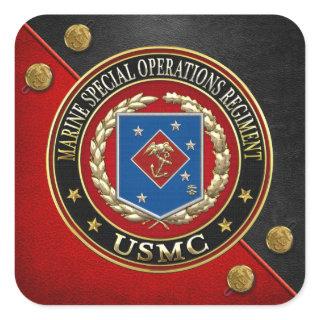 Marine Special Operations Regiment (MSOR) [3D] Square Sticker