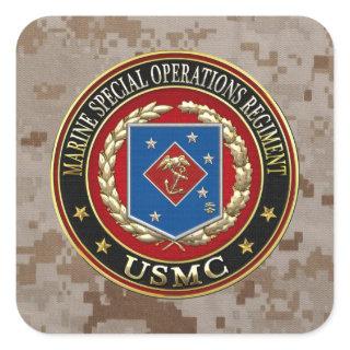 Marine Special Operations Regiment (MSOR) [3D] Square Sticker