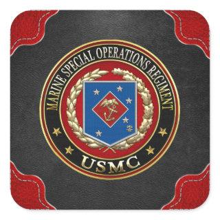 Marine Special Operations Regiment (MSOR) [3D] Square Sticker