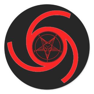 MARK of the DEVIL Classic Round Sticker