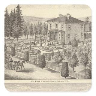 Marlin, Finigan residences, farms Square Sticker