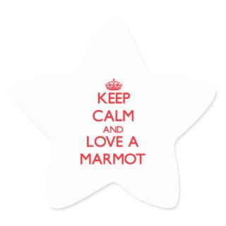Marmot Star Sticker