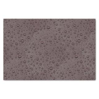 Maroon brown water droplets tissue paper